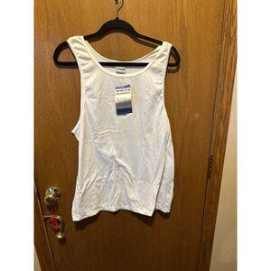 Large vintage islander Tank Top k-mart white with tags new
